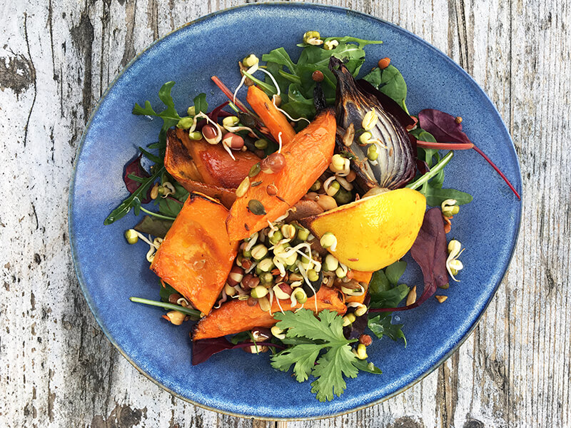 Moroccan inspired Roast Veg
